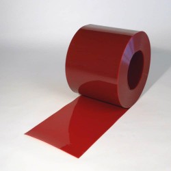 Rouleau de PVC souple rouge 50m